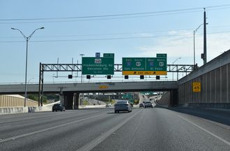 IH 410 west at IH 10/US 87 - San Antonio, TX
