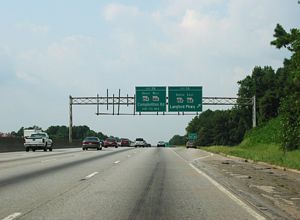 I-285 north at SR 154/166 - Atlanta, GA