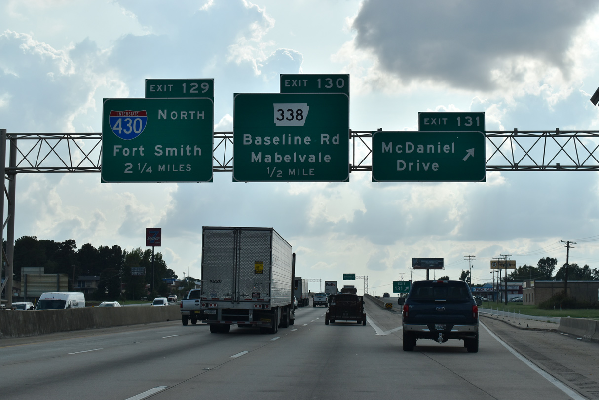 I-30/US 67-70 west at I-430 - Little Rock, AR