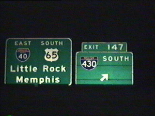 I-40 east at I-430 in 1995