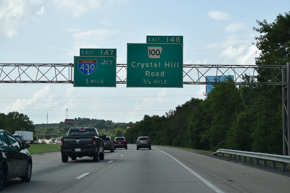 I-40/US 65 north at I-430 - North Little Rock, AR