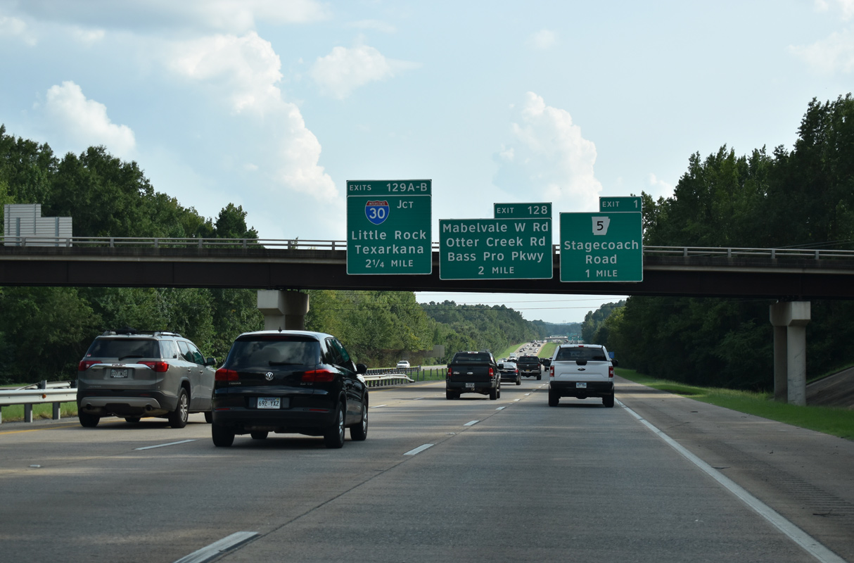 I-430 south at I-30/US 67-70 - Little Rock, AR