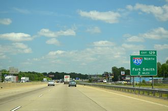 I-30/US 67-70 east at I-430 - Little Rock, AR