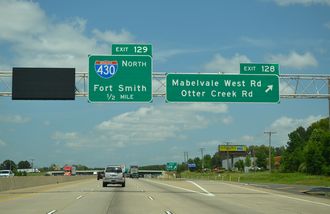 I-30/US 67-70 east at I-430 - Little Rock, AR