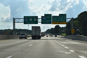 I-30/US 67-70 west at I-430 - Little Rock, AR