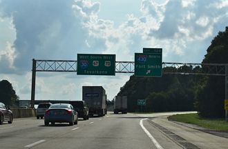 I-30/US 67-70 west at I-430 - Little Rock, AR