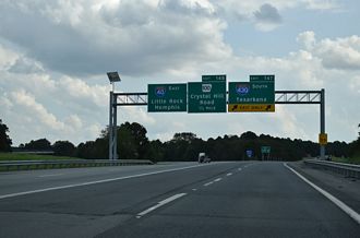 I-40/US 65 east at I-430 - North Little Rock, AR