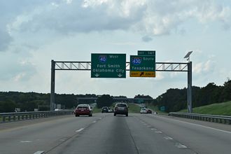I-40/US 65 north at I-430 - North Little Rock, AR