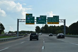 I-430 south at I-30/US 67-70 - Little Rock, AR