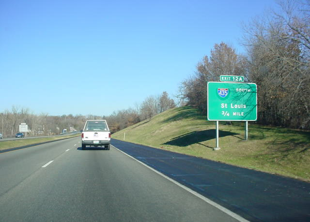 I-35 north at I-435 - 2002