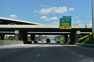 I-35/US 50-56-169 north at I-435 - Lenexa, KS