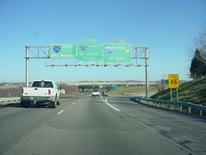I-35 north at I-435 - 2002