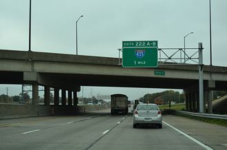 I-35/US 56-169 south at I-435/US 50 - Lenexa, KS