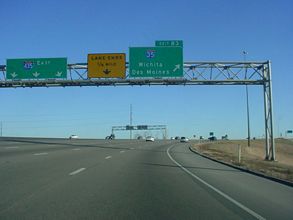 I-435 south at I-35/US 50 - 2002