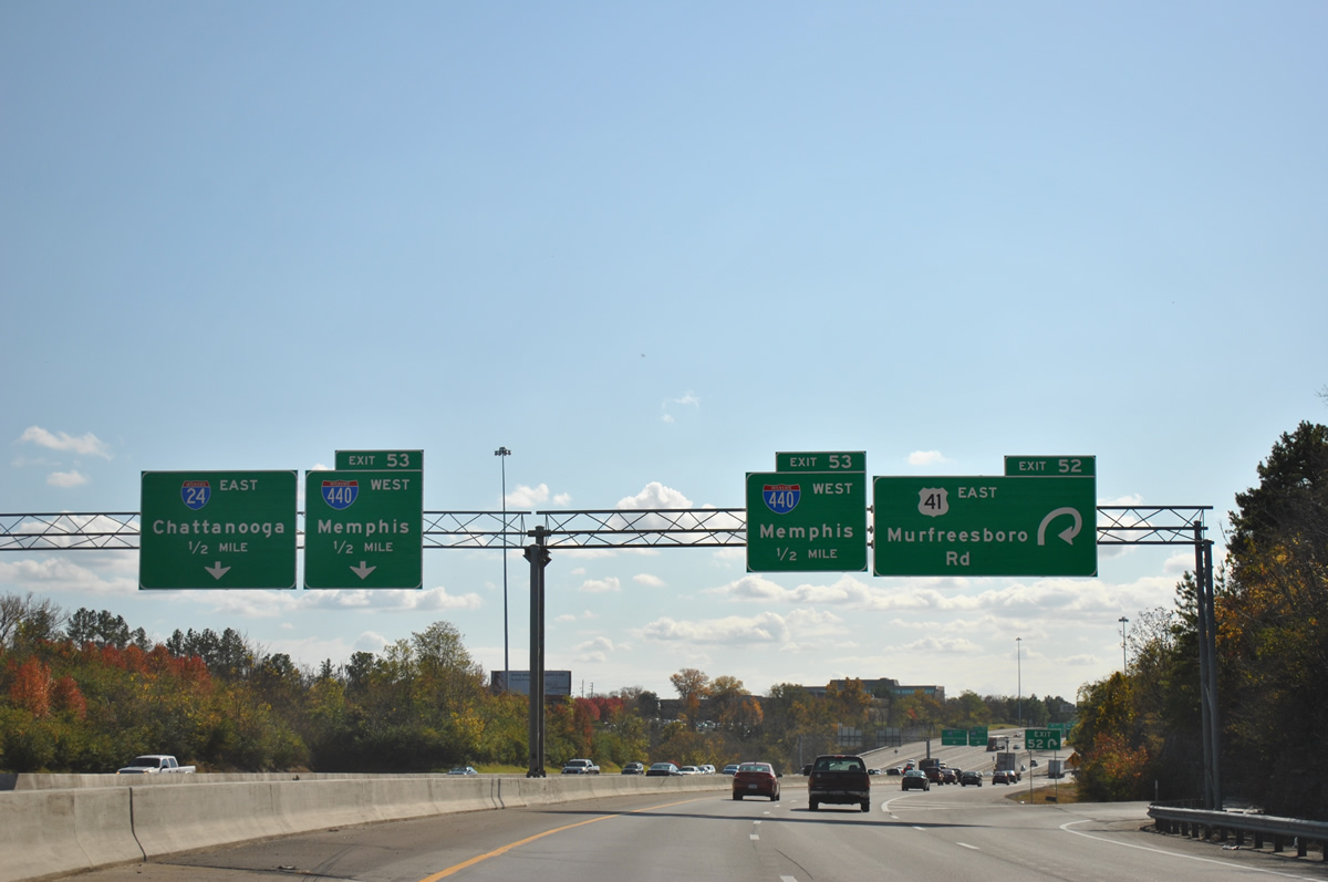 I-24 east at I-440 - Nashville, TN