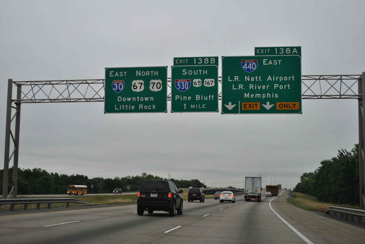 I-30 east at I-440/530 - Little Rock, AR