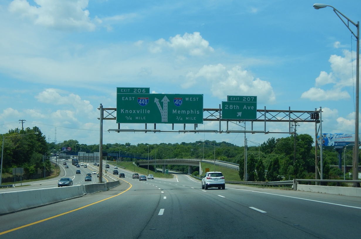 I-40 west at I-440 - Nashville, TN
