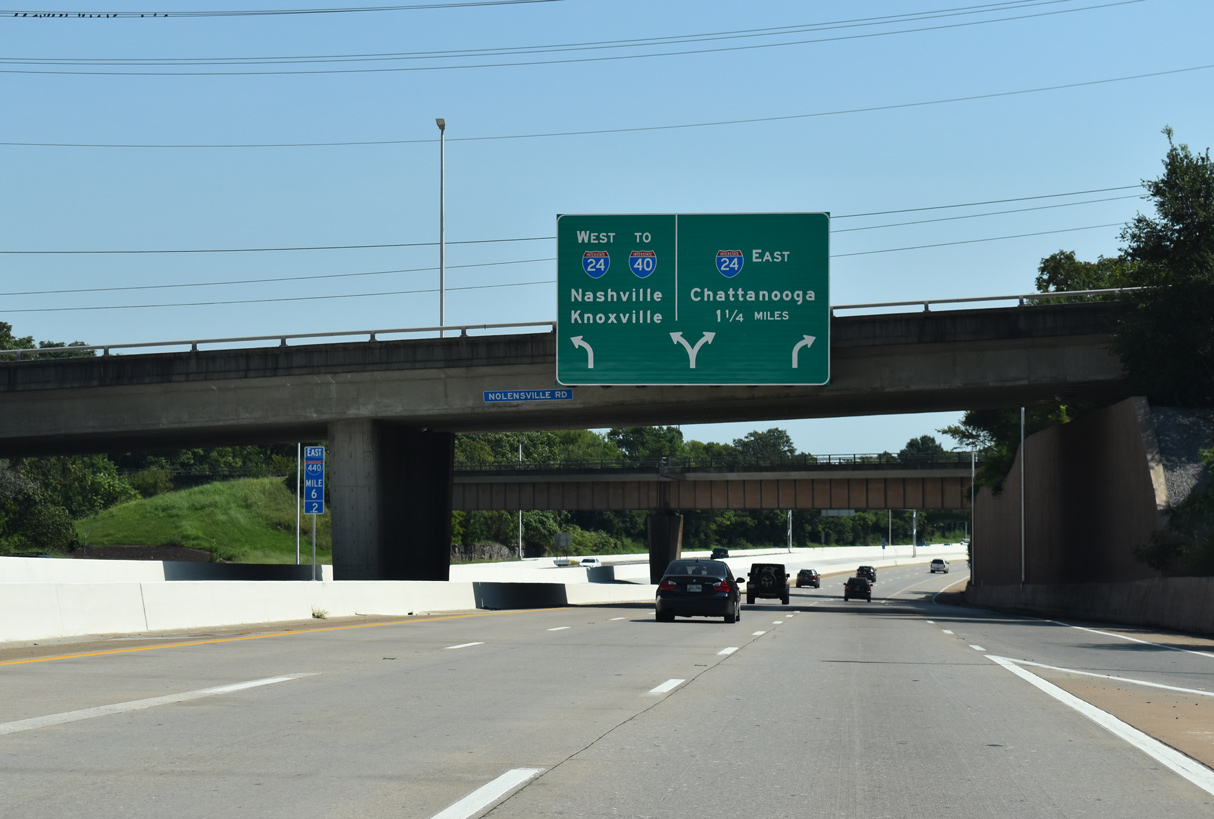 I-440 east at I-24 - Nashville, TN