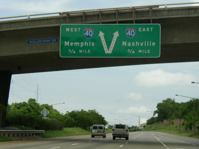 I-440 west at I-40 - 2003