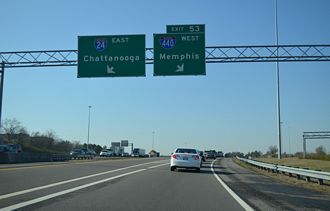 I-24 east at I-440 - Nashville, TN