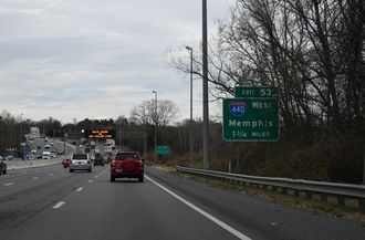 1.75 miles south of I-440 west on I-24 west in Nashville, TN