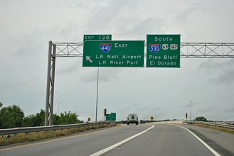 I-30 west at I-440/530 - Little Rock, AR