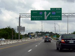 I-40 east at I-440 - 2003