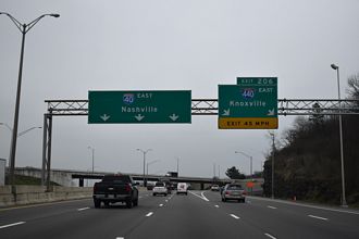 I-40 East at Interstate 440 in Nashville, Tennessee