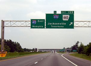 I-40 east at I-440/AR 440 - 2003