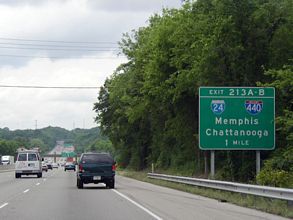 I-40 west at I-24/440 - 2003