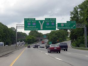 I-40 west at I-24/440 - 2003