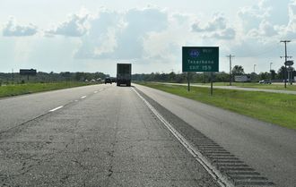 I-40 west at I-440/AR 440 - North Little Rock