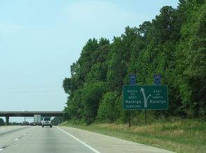 I-40 west at I-440/US 64 - 2007