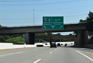 I-440 east at I-24 - Nashville, TN