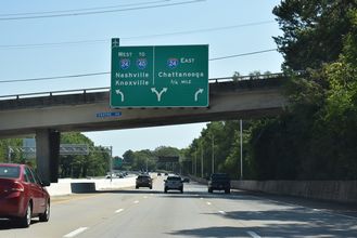 I-440 east at I-24 - Nashville, TN