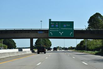I-440 east at I-24 - Nashville, TN