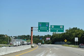 I-440 east at I-24 - Nashville, TN