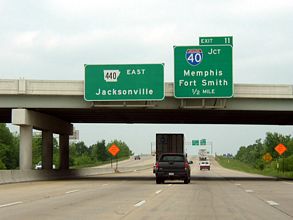 I-440 east at I-40/AR 440 - 2003