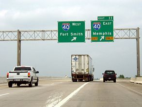 I-440 east at I-40/AR 440 - 2003