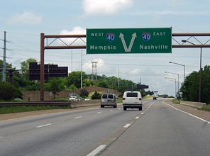I-440 west at I-40 - 2003