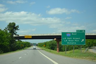 I-530 north at I-30/440 - Little Rock, AR