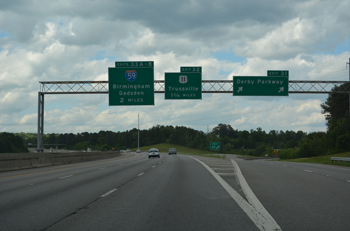 I-459 north at I-59 - Birmingham, AL