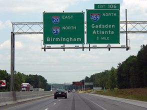 I-59/20 north at I-459 - 2003