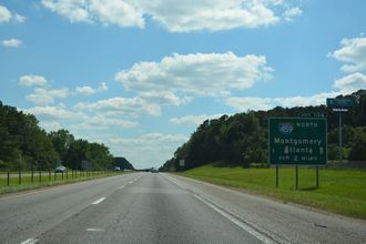 I-59/20 south at I-459 - Bessemer, AL