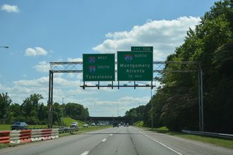 I-59/20 south at I-459 - McCalla, AL