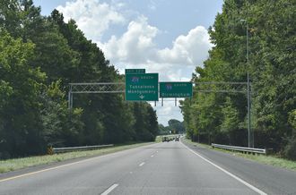I-59 south at I-459 - Trussville, AL