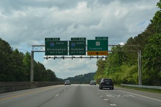 I-459 north at I-59 - Birmingham, AL