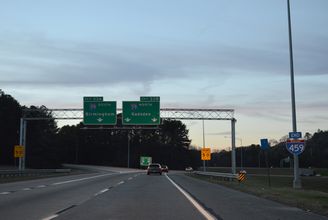 I-459 north at I-59 - 2013