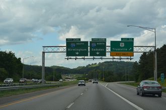 I-459 north at I-59 - Birmingham, AL