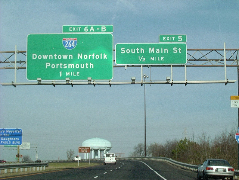 I-464 north at I-264 - 2001